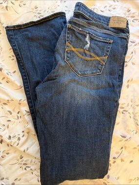 Abercrombie & Fitch Women's Dark Wash Boot Cut Jeans
